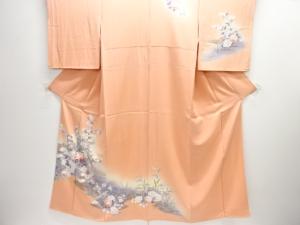 流水に牡丹・梅模様訪問着